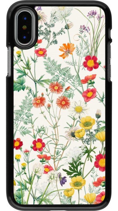 iPhone X / Xs Case Hülle - Flora Botanical Wildlife