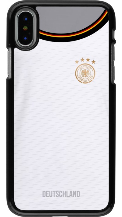 iPhone X / Xs Case Hülle - Deutschland 2022 personalisierbares Fußballtrikot