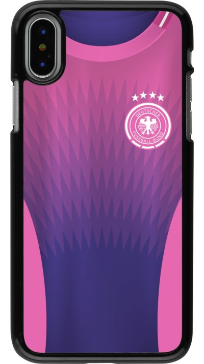 iPhone X / Xs Case Hülle - Deutschland Away personalisierbares Fussballtrikot