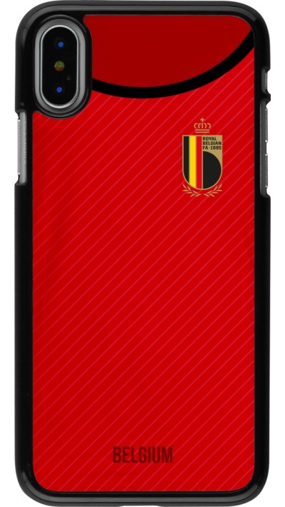 iPhone X / Xs Case Hülle - Belgien 2022 personalisierbares Fußballtrikot