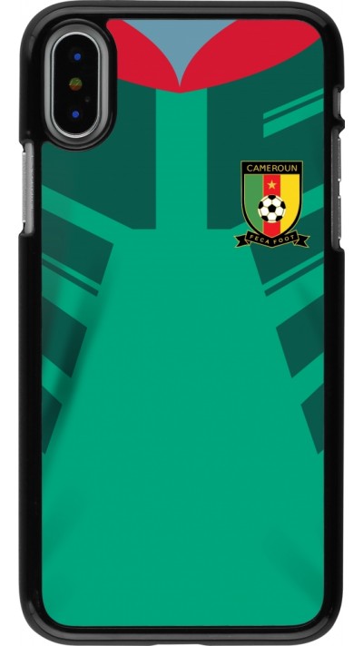 iPhone X / Xs Case Hülle - Kamerun 2022 personalisierbares Fussballtrikot