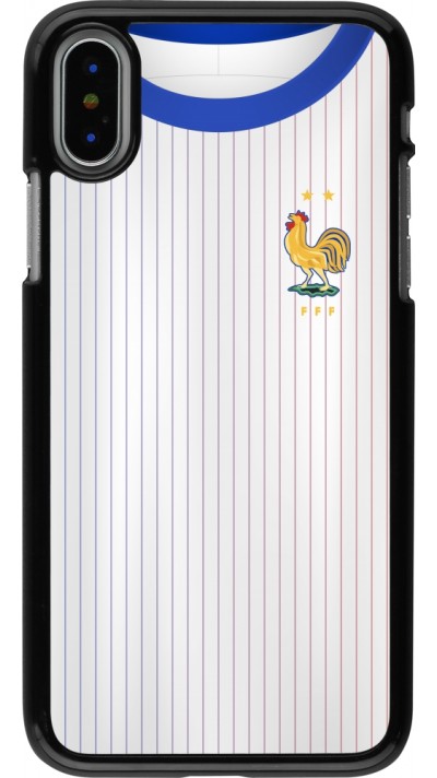 iPhone X / Xs Case Hülle - Frankreich Away personalisierbares Fussballtrikot