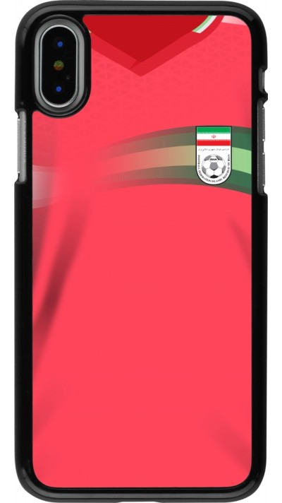 iPhone X / Xs Case Hülle - Iran 2022 personalisierbares Fussballtrikot