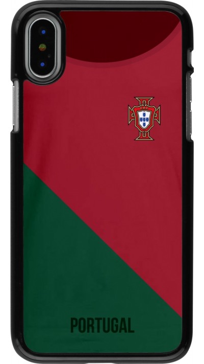 iPhone X / Xs Case Hülle - Fussballtrikot Portugal2022