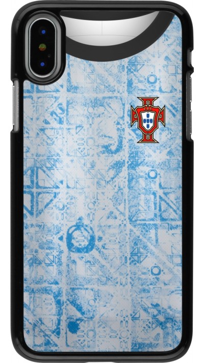 iPhone X / Xs Case Hülle - Portugal Away personalisierbares Fussballtrikot