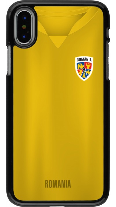 iPhone X / Xs Case Hülle - Fussballtrikot Rumänien