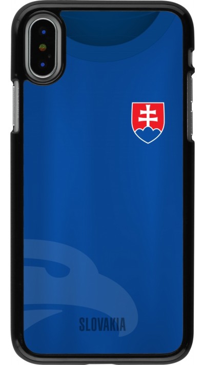 iPhone X / Xs Case Hülle - Fussballtrikot Slowakei