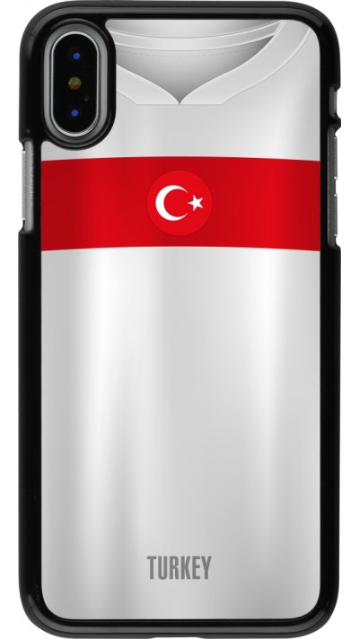 iPhone X / Xs Case Hülle - Türkei personalisierbares Fussballtrikot