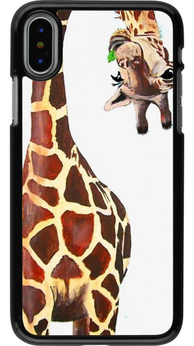 Hülle iPhone X / Xs - Giraffe Fit