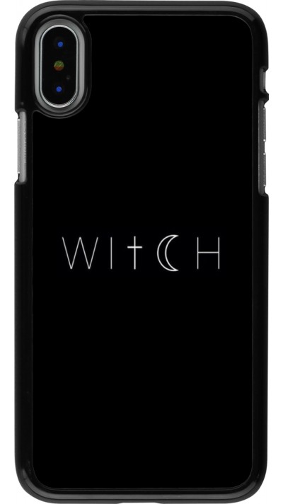 iPhone X / Xs Case Hülle - Halloween 22 witch word