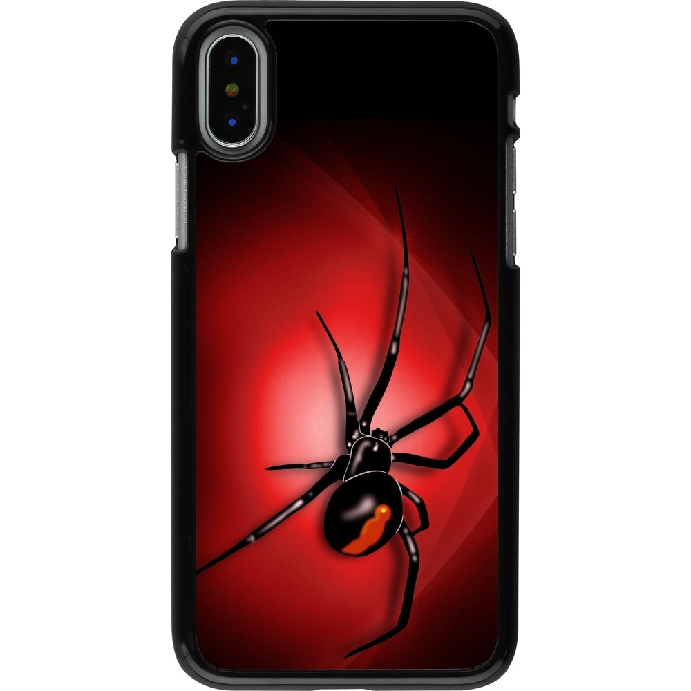 iPhone X / Xs Case Hülle - Halloween 2023 spider black widow