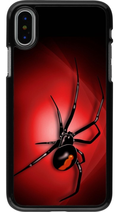 iPhone X / Xs Case Hülle - Halloween 2023 spider black widow