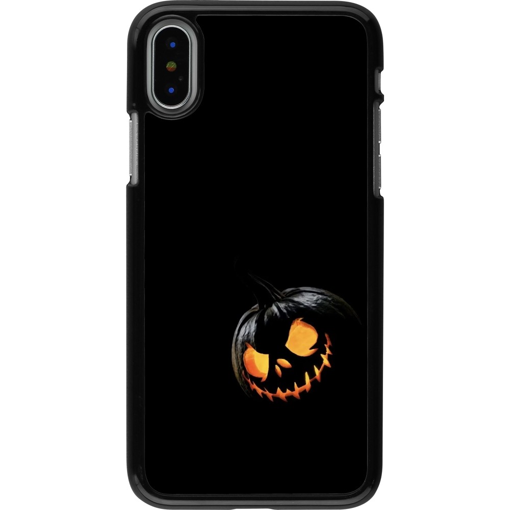 iPhone X / Xs Case Hülle - Halloween 2023 discreet pumpkin