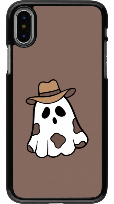 iPhone X / Xs Case Hülle - Halloween 2024 cowboy ghost