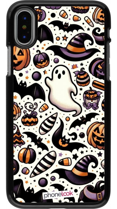 iPhone X / Xs Case Hülle - Halloween 2024 Niedliches Muster