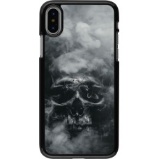 iPhone X / Xs Case Hülle - Halloween 2024 smoky skull