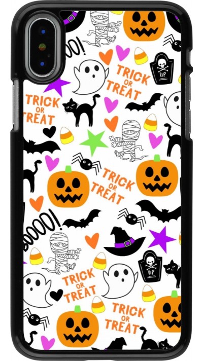 iPhone X / Xs Case Hülle - Halloween 2024 trick or treat