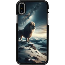 iPhone X / Xs Case Hülle - Der weisse Loewe