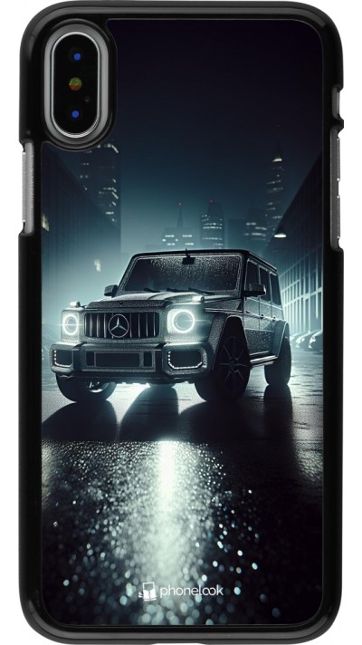 iPhone X / Xs Case Hülle - Mercedes G AMG Nacht