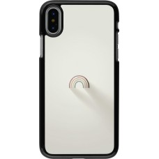 iPhone X / Xs Case Hülle - Mini Regenbogen Minimal