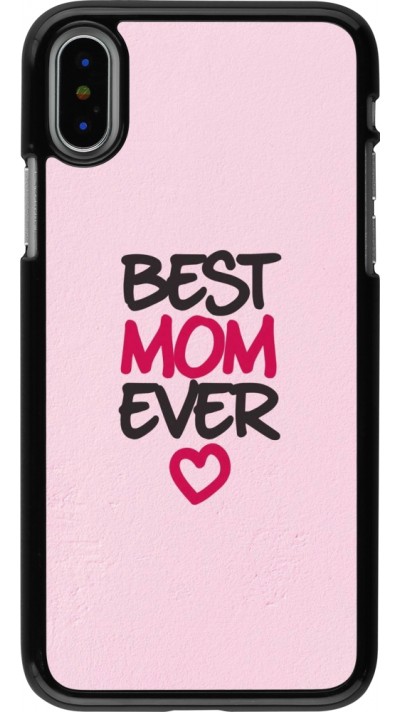 iPhone X / Xs Case Hülle - Mom 2023 best Mom ever pink