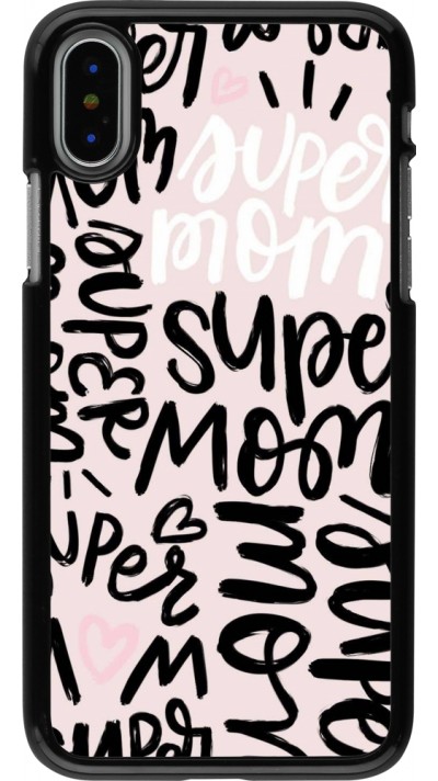 iPhone X / Xs Case Hülle - Mom 2024 Super mom