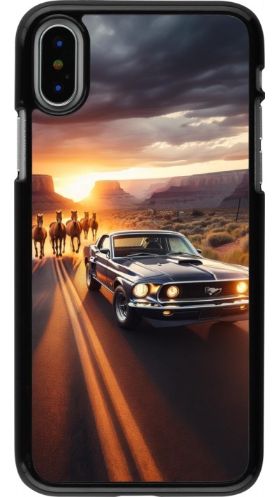 iPhone X / Xs Case Hülle - Mustang 69 Grand Canyon