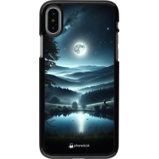 iPhone X / Xs Case Hülle - Ansicht des Nachthimmels