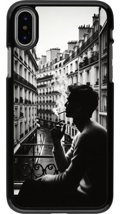 iPhone X / Xs Case Hülle - Parisian Smoker