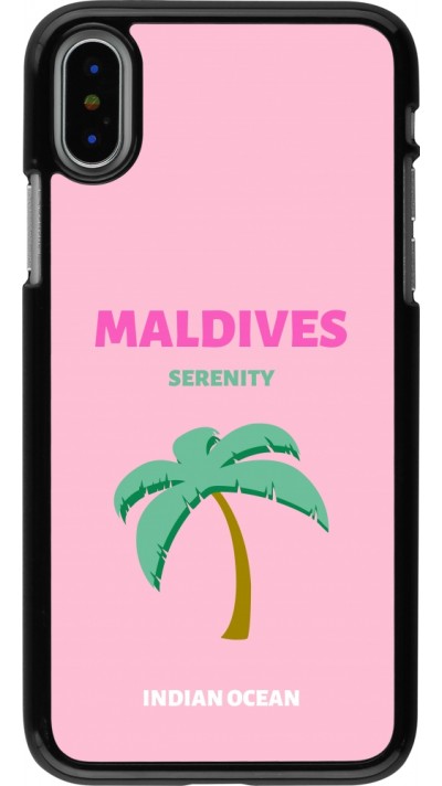 iPhone X / Xs Case Hülle - Pop Summer Destination Maldives