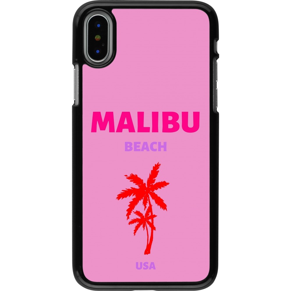 iPhone X / Xs Case Hülle - Pop Summer Destination Malibu