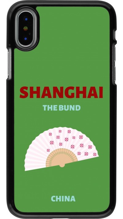 iPhone X / Xs Case Hülle - Pop Summer Destination Shanghai