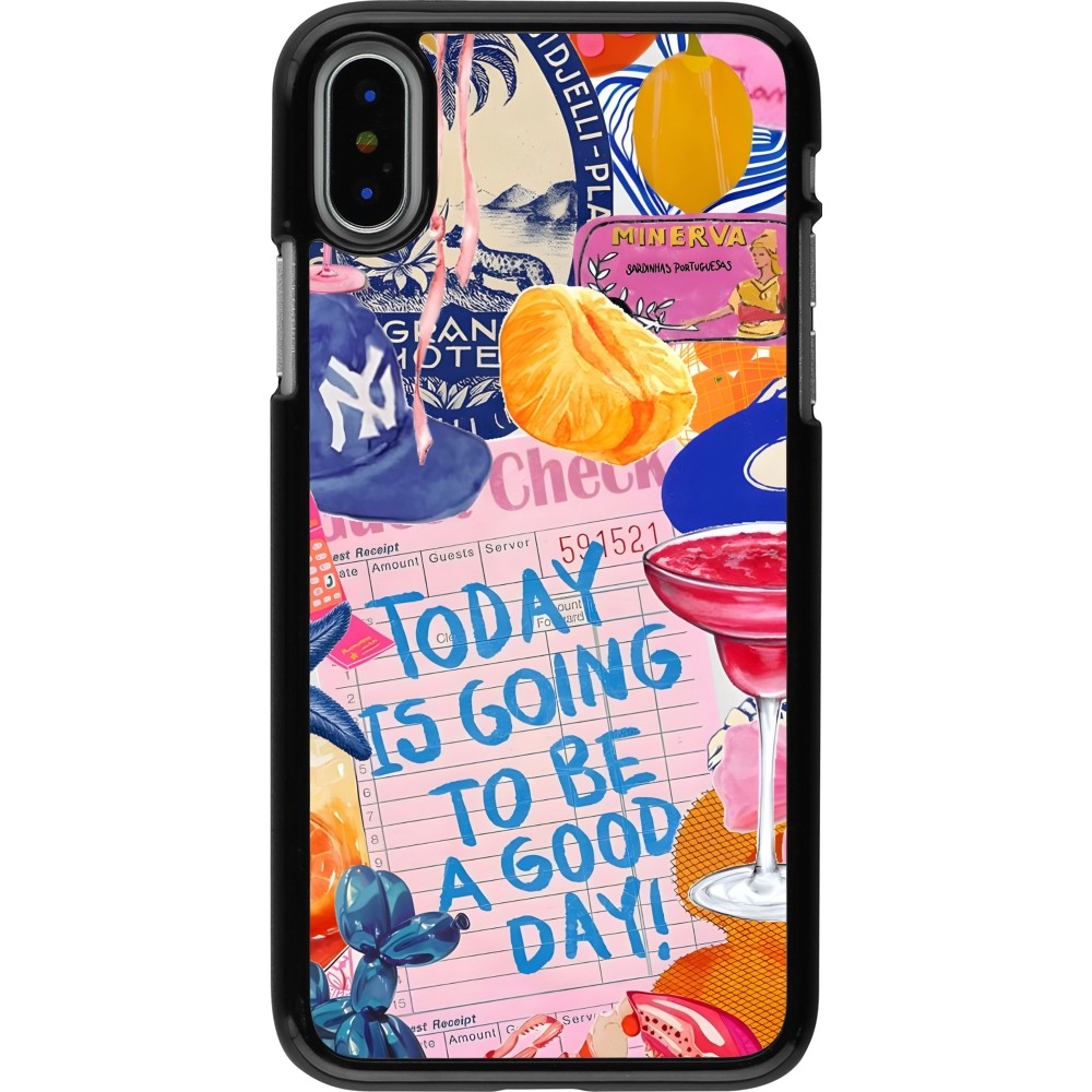 iPhone X / Xs Case Hülle - Preppy Today is Going to be a good day