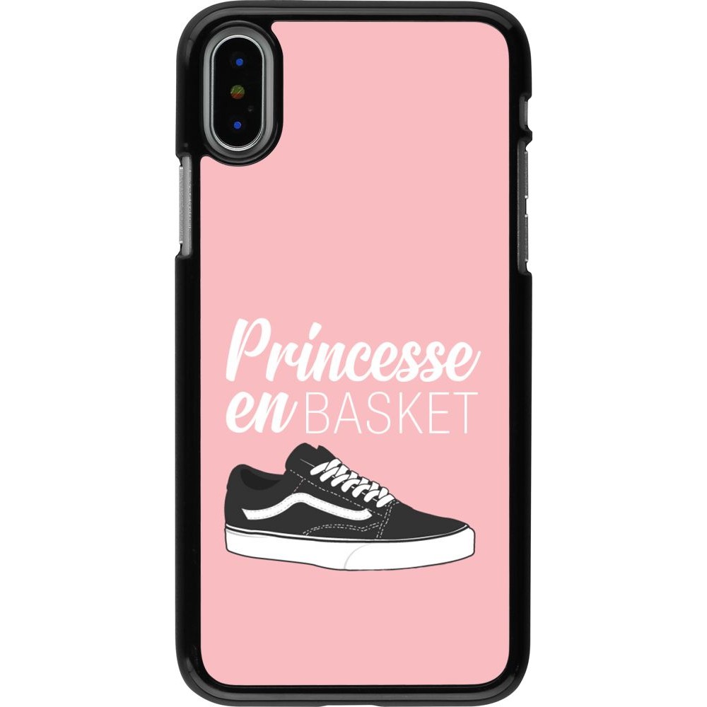 Hülle iPhone X / Xs - princesse en basket