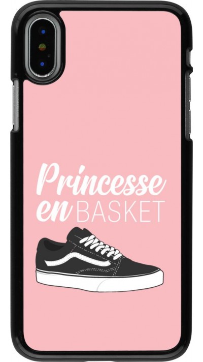 Hülle iPhone X / Xs - princesse en basket