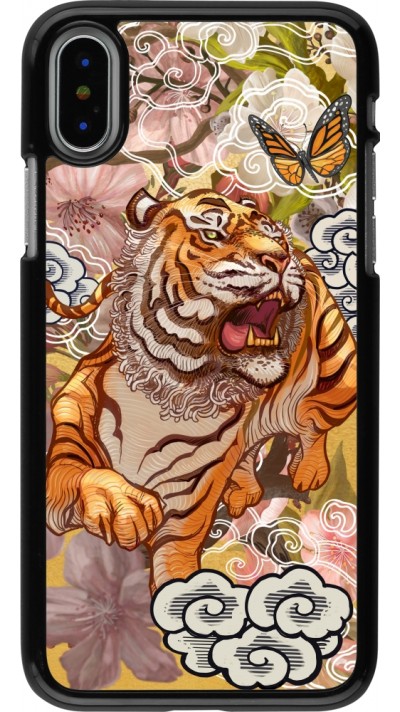 iPhone X / Xs Case Hülle - Spring 23 japanese tiger