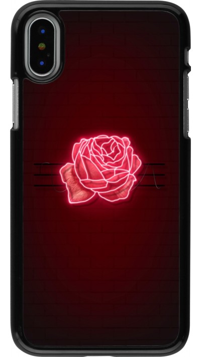 iPhone X / Xs Case Hülle - Spring 23 neon rose