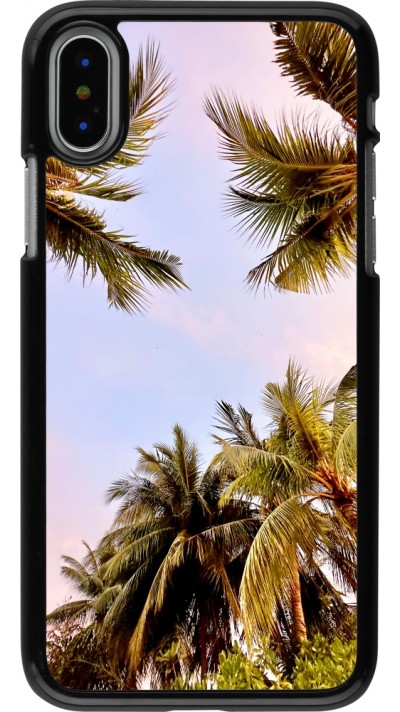 iPhone X / Xs Case Hülle - Summer 2023 palm tree vibe