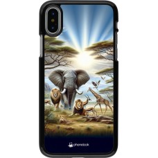 iPhone X / Xs Case Hülle - Afrikanisches Wildleben