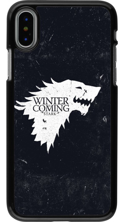 iPhone X / Xs Case Hülle - Winter is coming Stark