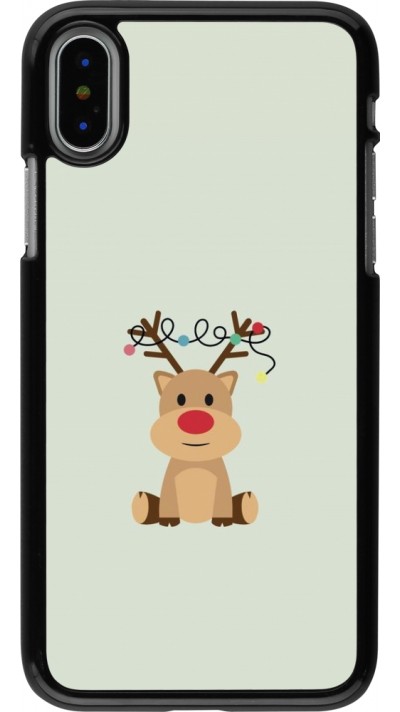 iPhone X / Xs Case Hülle - Christmas 22 baby reindeer