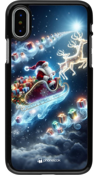 iPhone X / Xs Case Hülle - Weihnachten 2023 Verzauberter Weihnachtsmann