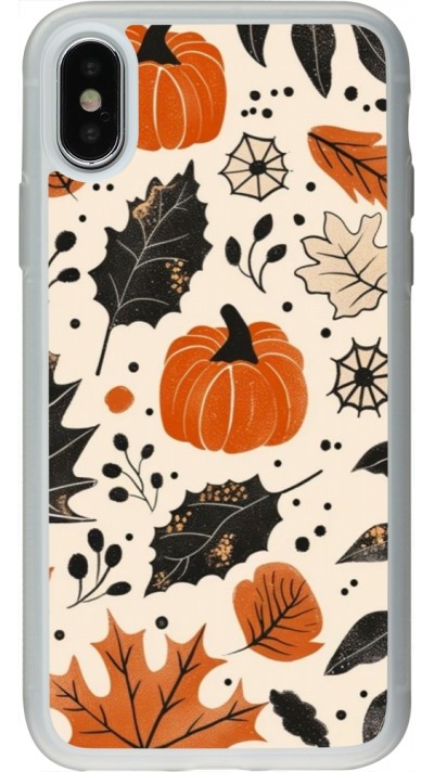 iPhone X / Xs Case Hülle - Silikon transparent Autumn 2024 nature