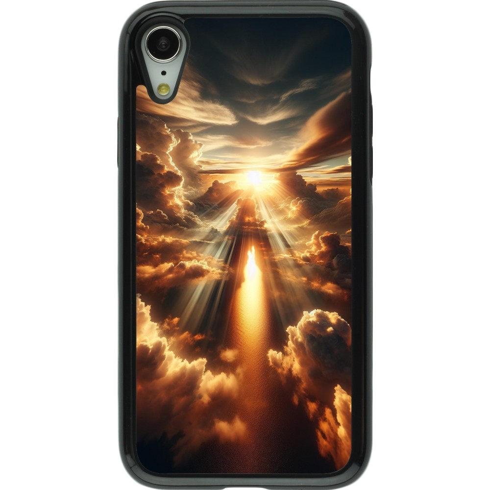 iPhone XR Case Hülle - Hybrid Armor schwarz Himmelsleuchten Zenit