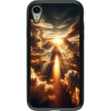 iPhone XR Case Hülle - Hybrid Armor schwarz Himmelsleuchten Zenit