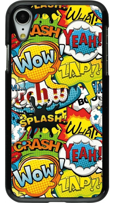 iPhone XR Case Hülle - Cartoons slogans