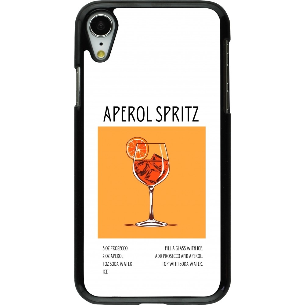 iPhone XR Case Hülle - Cocktail Rezept Aperol Spritz