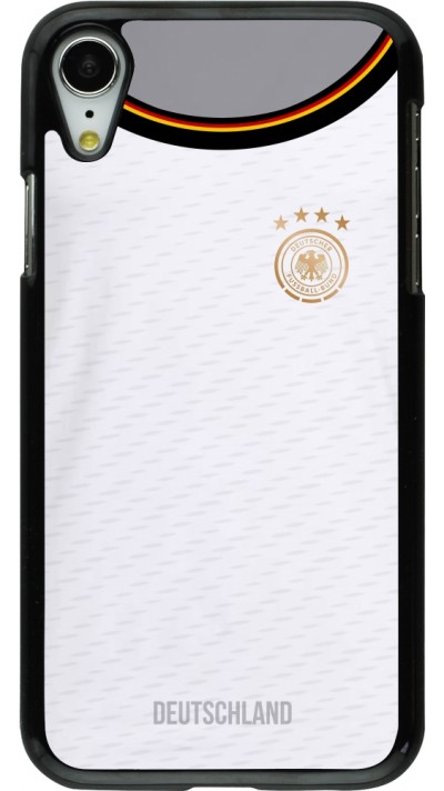 iPhone XR Case Hülle - Deutschland 2022 personalisierbares Fußballtrikot