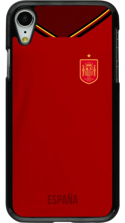 iPhone XR Case Hülle - Spanien 2022 personalisierbares Fußballtrikot