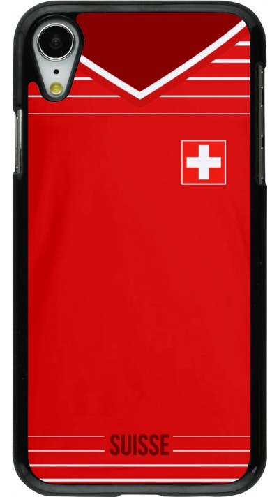 Hülle iPhone XR - Football shirt Switzerland 2022